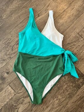 Cupshe Colorblock One Piece Bathing Suit